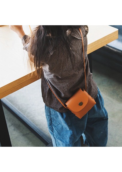 Vintage Çocuk Çantası Sevimli Düz Renk Küçük Çocuk Çantası Basit Stil Çocuk Çantası (Yurt Dışından) modelleri