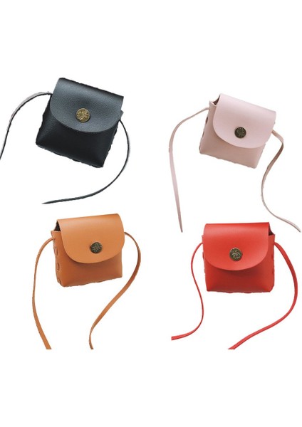 Vintage Çocuk Çantası Sevimli Düz Renk Küçük Çocuk Çantası Basit Stil Çocuk Çantası (Yurt Dışından) indirimleri