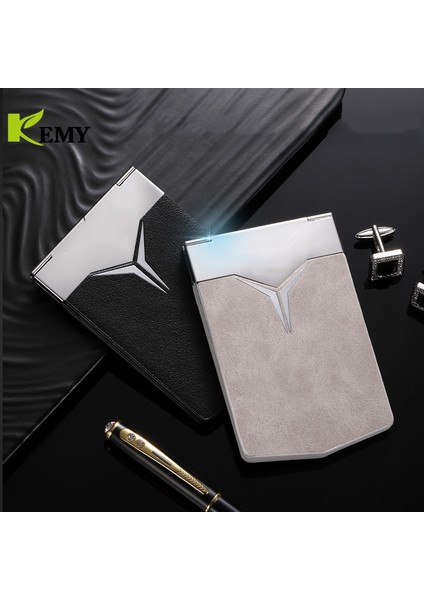 Moda Alüminyum Antimanyetik Kart Sahibinin Kadın Erkek Metal Sığır Derisi Rfid Kredi Kartı Kartvizit Sahipleri Organizatör Çanta Cüzdan (Yurt Dışından) fırsatları