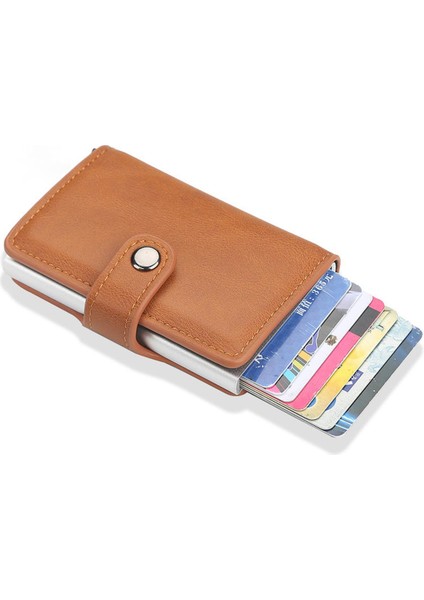 Yeni Metal Anti Rfid Cüzdan Kredi Kimlik Kartı Tutucu Erkek Kadın Kartvizit Sahibi Nakit Kart Cep Kılıfı Kredi Kartı Sahibini Geçer (Yurt Dışından)