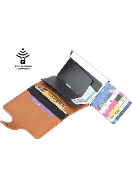 Yeni Metal Anti Rfid Cüzdan Kredi Kimlik Kartı Tutucu Erkek Kadın Kartvizit Sahibi Nakit Kart Cep Kılıfı Kredi Kartı Sahibini Geçer (Yurt Dışından) fiyatları