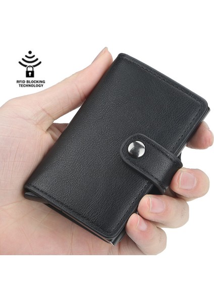 Yeni Metal Anti Rfid Cüzdan Kredi Kimlik Kartı Tutucu Erkek Kadın Kartvizit Sahibi Nakit Kart Cep Kılıfı Kredi Kartı Sahibini Geçer (Yurt Dışından) modelleri
