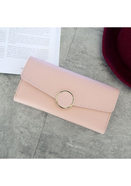Kadın Uzun Cüzdan Çantalar Lüks Yuvarlak Şekilli Cüzdan Bayanlar Için Kız Para Cep Kart Tutucu Kadın Cüzdan Telefon El Çantası (Yurt Dışından)