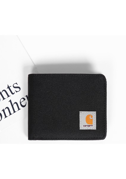 2022 Yeni Kısa Moda Trendi Cüzdan Erkek Kadın Bozuk Para Cüzdanı Rahat Kredi Kartı Tutucu Kanvas Kumaş Küçük Para Cüzdanı Carteras (Yurt Dışından) fiyatları