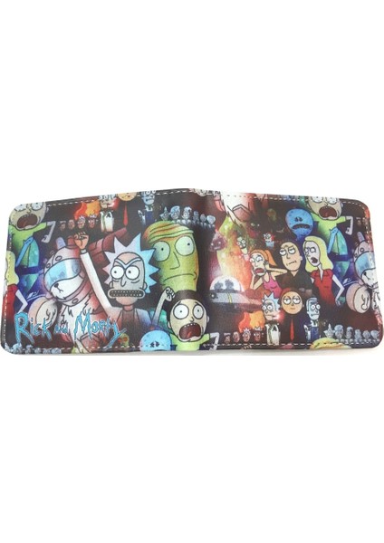 Karikatür Cüzdan Para Cebi Kredi Kartı Fotoğraf Erkek ve Kız Pu Kısa Çanta (Yurt Dışından) modelleri