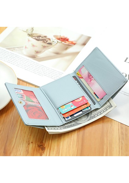 Yeni Sevimli Karikatür Desen Küçük Cüzdan Öğrenci Üç Katlı Cüzdan Kadın Çoklu Kart Küçük Cüzdan Bayan Kart Tutucu Bozuk Para Cüzdanı (Yurt Dışından) fırsatları