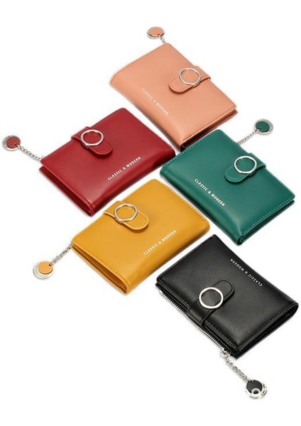 Kadın Kısa Cüzdan Kadın Sevimli Çanta Birçok Bölüm Bayanlar Küçük Debriyaj Para Çantası Bozuk Para Cüzdanı Kart Sahibinin Kadın Ince Cüzdan (Yurt Dışından) modelleri
