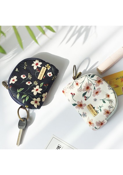 Retro Kumaş Küçük Cüzdan Kadın Fermuar Çiçek Desenli Bozuk Para Cüzdanı Öğrenci Dolar Kart Çantası Moda El Yapımı Çiçek Değişim Çantalar (Yurt Dışından) fiyatları