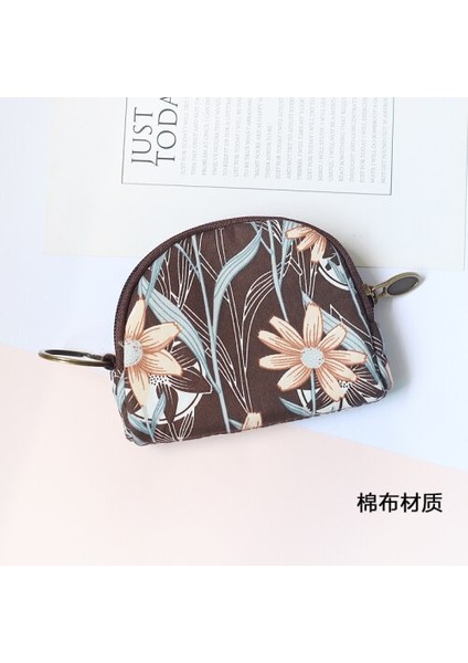 Retro Kumaş Küçük Cüzdan Kadın Fermuar Çiçek Desenli Bozuk Para Cüzdanı Öğrenci Dolar Kart Çantası Moda El Yapımı Çiçek Değişim Çantalar (Yurt Dışından) indirimleri