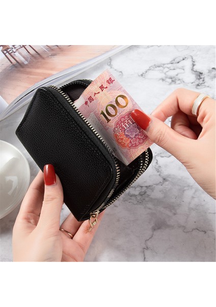 Moda Pu Deri Fermuar Cüzdan Kadınlar Için El Çantası Kart Sahibinin Kadın Katlanır Küçük Bozuk Para Cüzdanı Para Değişimi Kese Anahtar Depolama (Yurt Dışından) fırsatları