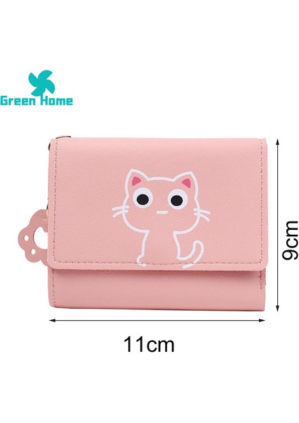 Green Home Bayan Cüzdan Çıtçıtlı Aşınmaya Dayanıklı Üç Katlı Kadın Cüzdan Çanta (Yurt Dışından) fiyatları