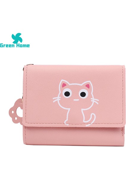 Green Home Bayan Cüzdan Çıtçıtlı Aşınmaya Dayanıklı Üç Katlı Kadın Cüzdan Çanta (Yurt Dışından) modelleri