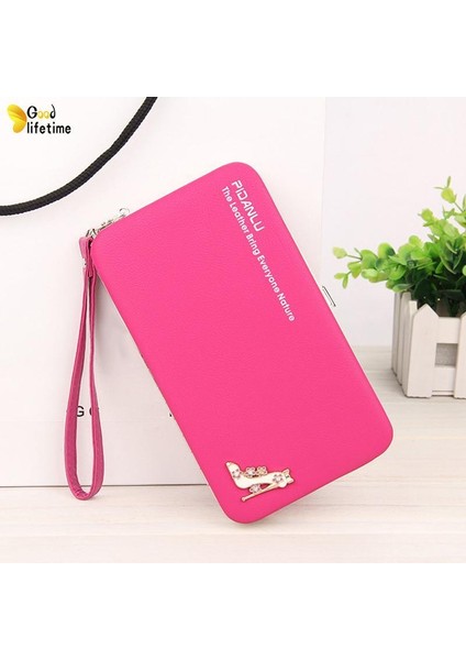 Kadın Orta Uzunlukta Cüzdan Pu Çanta Cüzdan Sert Telefon Kutusu Yüksek Topuklu (Yurt Dışından) fiyatları