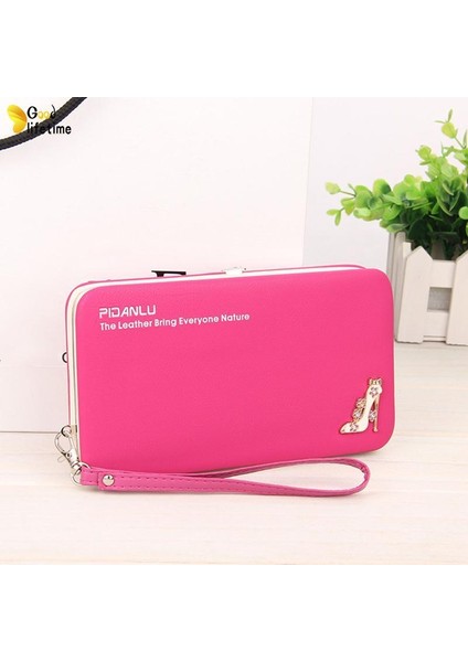 Kadın Orta Uzunlukta Cüzdan Pu Çanta Cüzdan Sert Telefon Kutusu Yüksek Topuklu (Yurt Dışından) modelleri