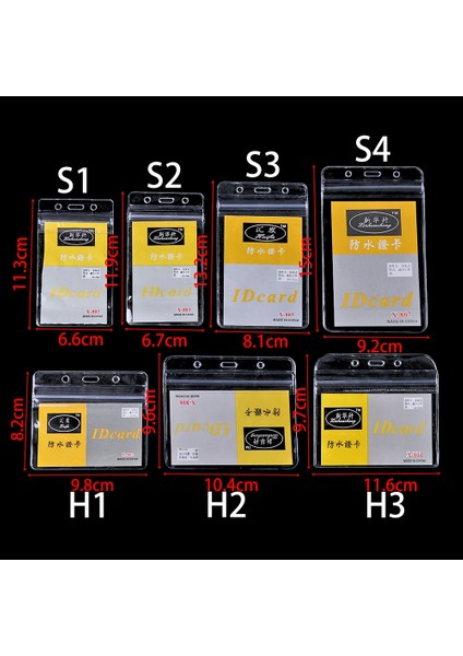 10 Adet Pvc Plastik Rozet Tutucu Cüzdan Kımlık Kartı Tutucu Klip Ofisler Için Okul Sergi Banka Kartı Rozeti Tutucular Kırtasiye Kaynağı (Yurt Dışından)