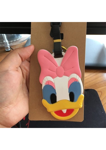 Betty Becky Disney Karikatür Bebek Çit Mickey Mouse Bavul Kımlık Adres Tutucu Bagaj Yatılı Etiketler Taşınabilir Etiket Seyahat Bagaj Pvc Etiketi (Yurt Dışından)