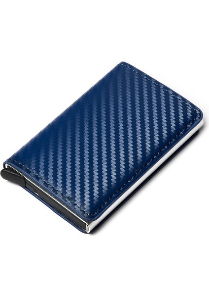 Yeni Karbon Fiber Kart Tutucu Cüzdan Erkekler Marka Rfid Siyah Sihirli Üç Katlı Deri Ince Mini Cüzdan Küçük Para Çantası Erkek Çantalar (Yurt Dışından) indirimleri