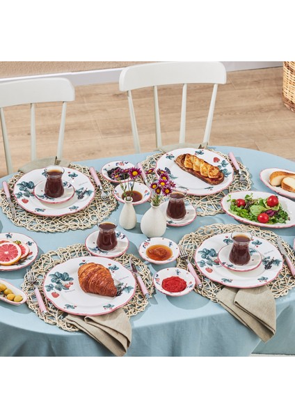 Very Berry 32 Parça 6 Kişilik Kahvaltı / Servis Seti