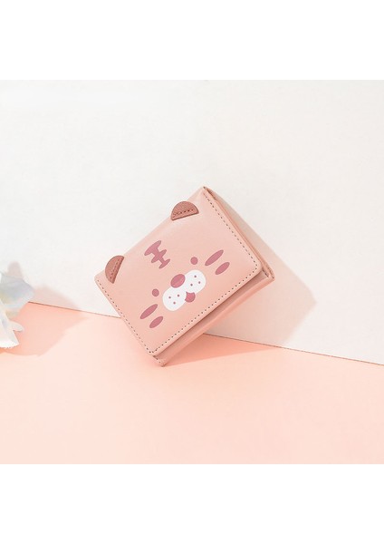 Kadın Küçük Cüzdan Karikatür Kaplan Cüzdan Üç Katlı Pu Çile Bozuk Para Cüzdanı Çoklu Kart Yuvası Kart Tutucu Koruyucu Kapak Kılıf (Yurt Dışından) fiyatları