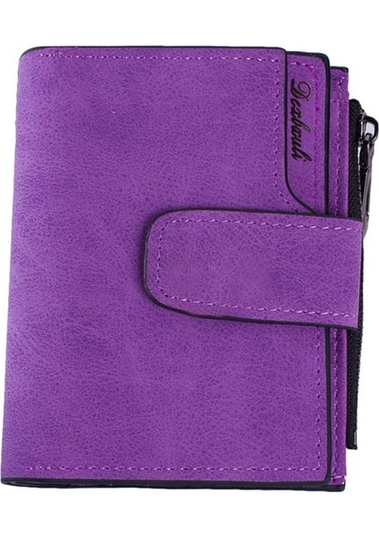 Vintage Tasarım Fermuar Çile Cüzdan Kadın Deri Kadın Çanta Bayan Mat Debriyaj (Yurt Dışından) modelleri