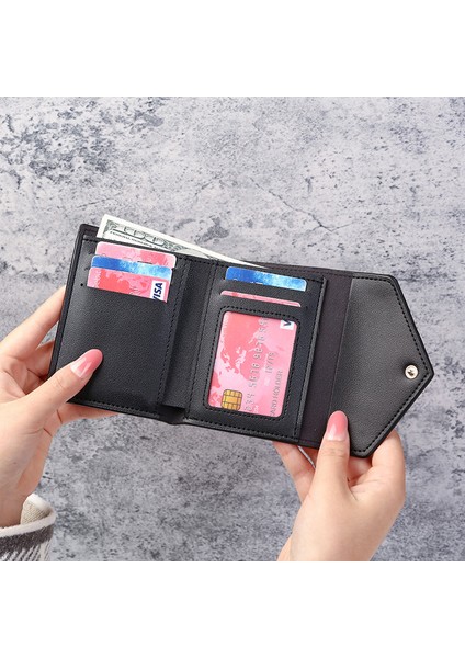 Yeni Kadın Cüzdan Moda Kısa Kadın Ekleme Katlanır Baskılı Toka Bozuk Para Cüzdanı Kart Tutucu Ince Uygun Debriyaj (Yurt Dışından) fiyatları