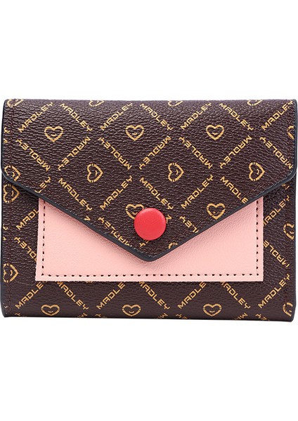 Yeni Kadın Cüzdan Moda Kısa Kadın Ekleme Katlanır Baskılı Toka Bozuk Para Cüzdanı Kart Tutucu Ince Uygun Debriyaj (Yurt Dışından) indirimleri