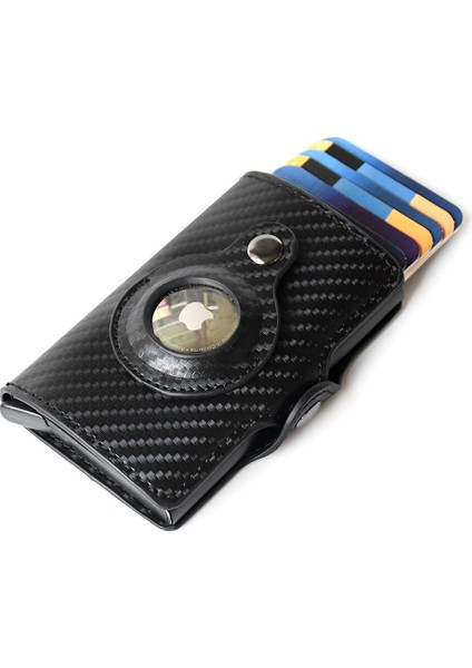 Airtag Cüzdan Rfid Kredi Kartı Sahipleri Erkekler Karbon Fiber Ince Banka Kartı Sahibi Kılıf Airt Etiketi Erkek Akıllı Minimalist Cüzdan Macsafe (Yurt Dışından) fiyatları