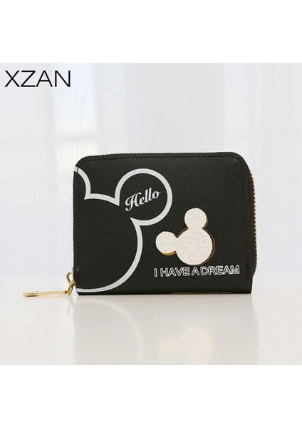 Marka Kısa ve Uzun Cüzdan Kadın Bozuk Para Cüzdanı Cüzdan Sevimli Karikatür Kart Tutucu Küçük Bayanlar Cüzdan Kadın Çile Mini Debriyaj (Yurt Dışından)