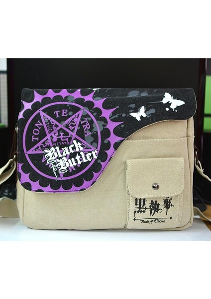 1 Adet Japonya Hasır Şapka Hukuk Tuval Erkek Kız Omuzdan Askili Çanta Crossbody Çanta Okul Çantaları Tuval Omuz Çantaları (Yurt Dışından) fiyatları