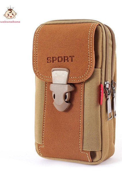 [erkekler Için Cüzdan] Gündelik Taşınabilir Çok Fermuarlı Erkek Kanvas Kemer Serseri (Yurt Dışından) fiyatları