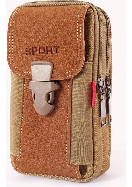 [erkekler Için Cüzdan] Gündelik Taşınabilir Çok Fermuarlı Erkek Kanvas Kemer Serseri (Yurt Dışından) fırsatları