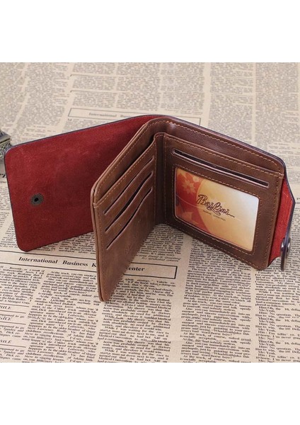 Moda Yeni Tasarımcı Erkek Bozuk Para Çantaları Klasik Çile Rahat Kahverengi Kımlık Kredi Kartı Sahipleri Çanta Cüzdan Erkekler Için (Yurt Dışından) fiyatları