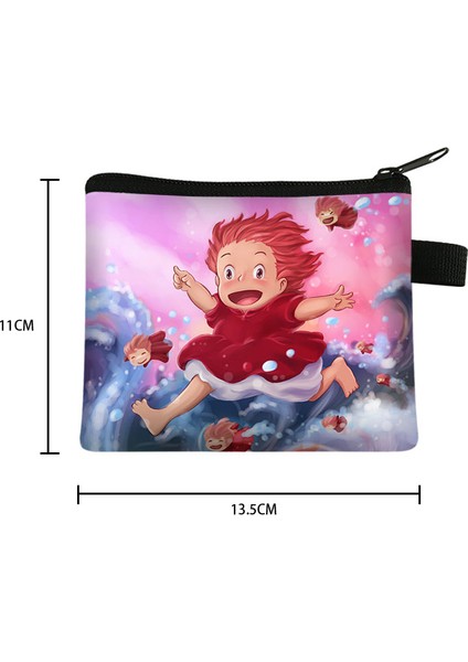 Yeni Varış Totoro/ruhların Kaçışı Karikatür Küçük Cüzdan Kadın Kızlar Sevimli Kedi Kart Tutucu Fermuar Debriyaj Bozuk Para Cüzdanı (Yurt Dışından) fırsatları