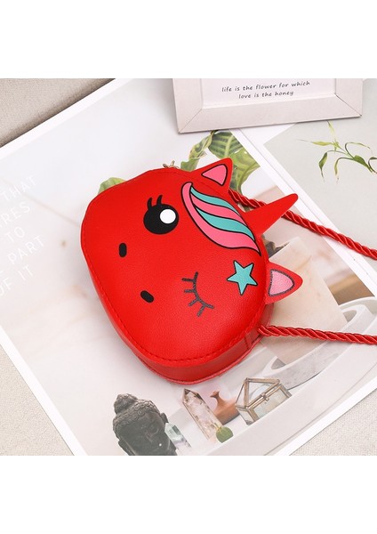 Sevimli Hayvan Çocuk Küçük Crossbody Çanta Güzel Bebek Kız Mini Bozuk Para Cüzdanı Çanta Pu Deri Çocuklar Değişim Cüzdan Omuz Çantaları (Yurt Dışından) modelleri