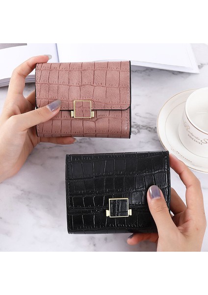 Retro Timsah Kart Tutucu Timsah Desen Cüzdan Çok Fonksiyonlu Kart Tutucu Kredi Kartı Durumda Moda Pu Debriyaj Bozuk Para Cüzdanı (Yurt Dışından)