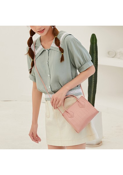 Kadınlar Yeni Moda Pu Crossbody Çanta Bayanlar Kızlar Katı Renk Parti Sokak Omuz Çantaları Çanta (Yurt Dışından) fiyatları