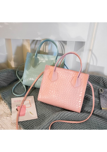 Kadınlar Yeni Moda Pu Crossbody Çanta Bayanlar Kızlar Katı Renk Parti Sokak Omuz Çantaları Çanta (Yurt Dışından) indirimleri