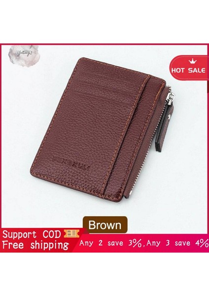 Kadın Erkek Bayan Cüzdan Çanta Fermuar Pu Küçük Yumuşak Ince Para Para Için 【48 Saat Içinde】 (Yurt Dışından)