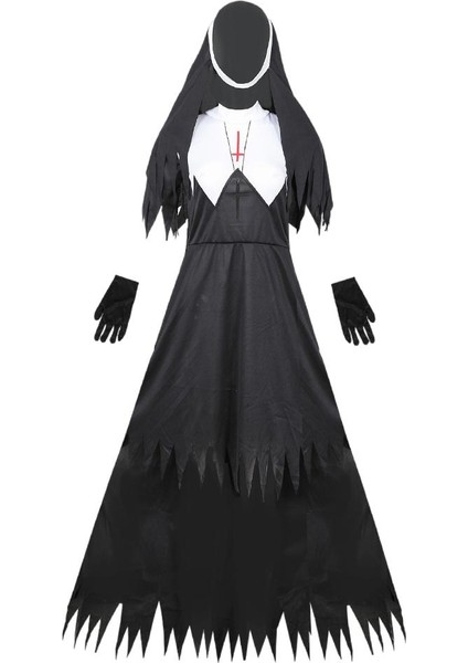 Kadıılar I Partisi Cosplay Set Ortaçağ Rahibe Parti Kostüm Xl (Yurt Dışından)