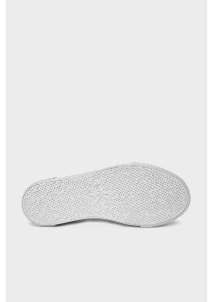 Logolu Flatform Deri Sneaker Ayakkabı YW0YW012940J2 Bayan Ayakkabı YW0YW01294 0j2