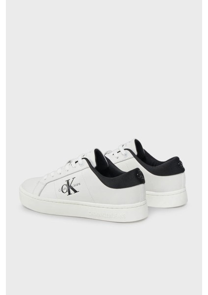 Calvin Klein Deri Sneaker Ayakkabı YW0YW014440GM Bayan Ayakkabı YW0YW01444 0gm