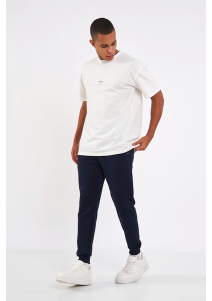 Erkek Lacivert Paçası Lastikli Eşofman Altı modelleri