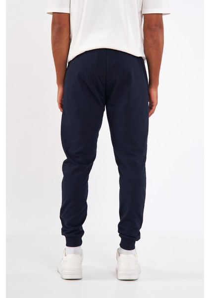 Erkek Lacivert Paçası Lastikli Eşofman Altı