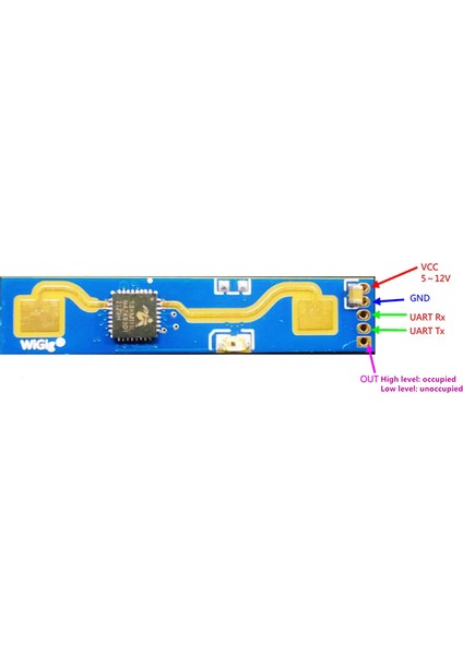 HLK-LD2410B+BLE 24GHZ Radar Hareket Algılama Sensörü Modülü