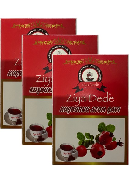 Kuşburnu Atom Çayı 150 gr x 3 Adet