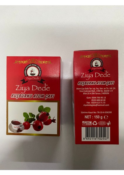 Kuşburnu Atom Çayı 150 gr x 3 Adet fiyatları