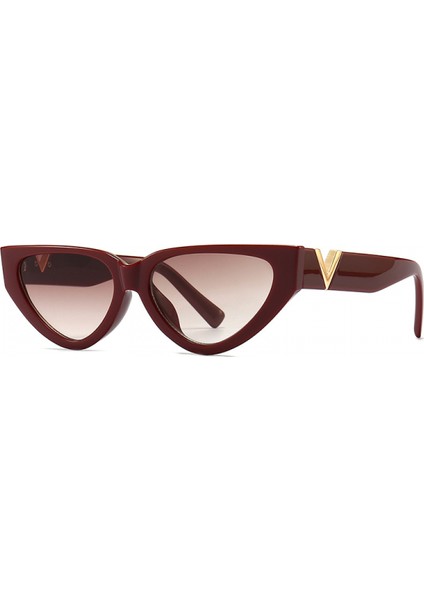 Kadın Güneş Gözlüğü Klasik Retro Tarzı %100 Uv Koruması (Yurt Dışından)