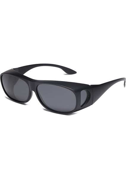 Erkekler ve Kadınlar Için Hd Üzeri Gündüz / Gece Sürüş Gözlükleri Sarma Güneş Gözlüğü - Parlama Önleyici Polarize Sarma (Yurt Dışından)