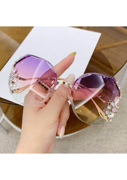 Kadınlar Için Büyük Boy Kare Güneş Gözlüğü Büyük Büyük Geniş Moda Tonları (Yurt Dışından)