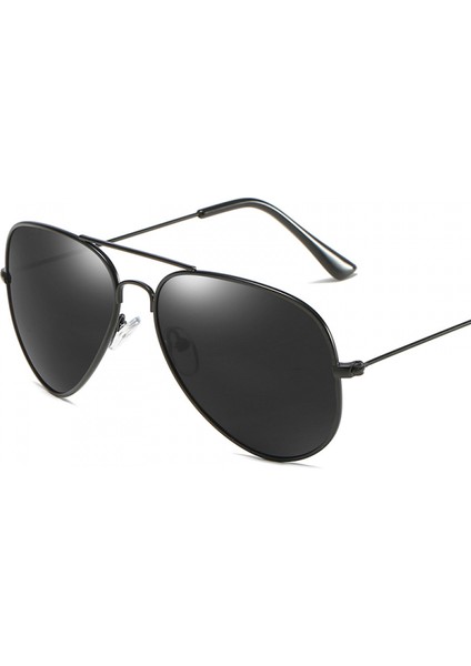 Erkek Kadın Polarize Aviator Güneş Gözlüğü - Uv 400 Koruma 55MM (Yurt Dışından)